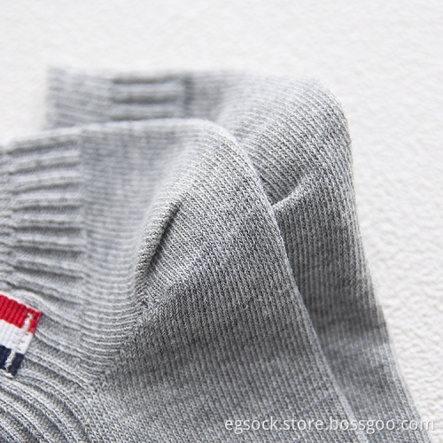 knit fabrics ankle length low cut cotton socks